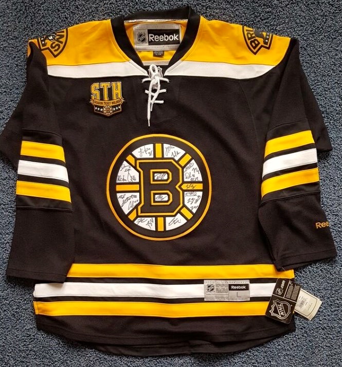 boston bruins auction jerseys